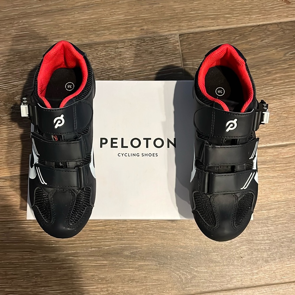 Peloton Cycling Shoes in Box